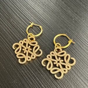 Elegant Loewe Gold Earrings